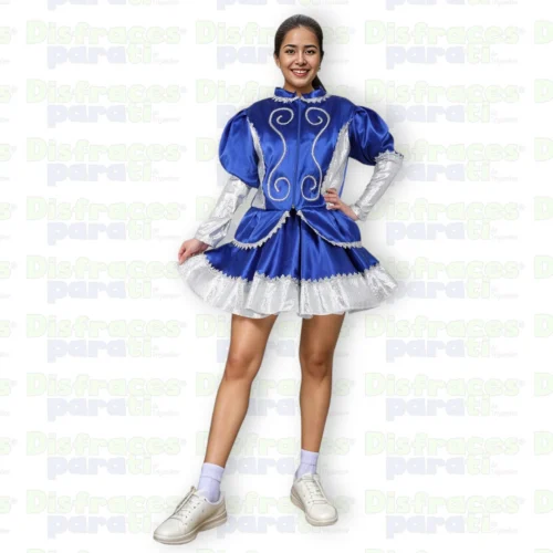 TRAJE CAPORAL MUJER AZUL