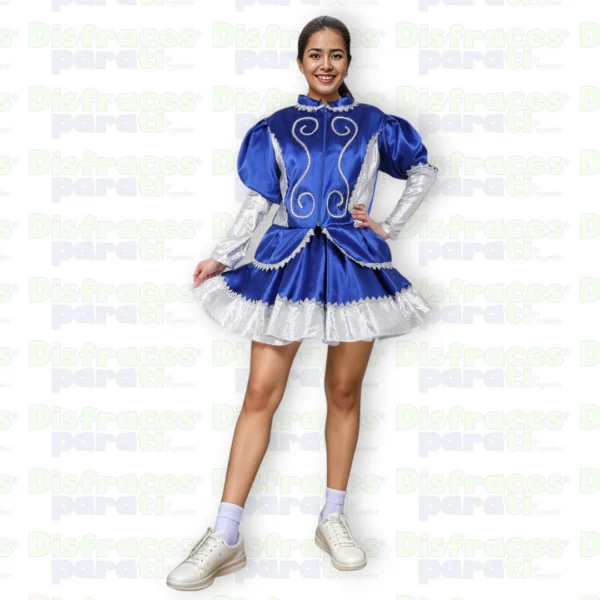 TRAJE CAPORAL MUJER AZUL