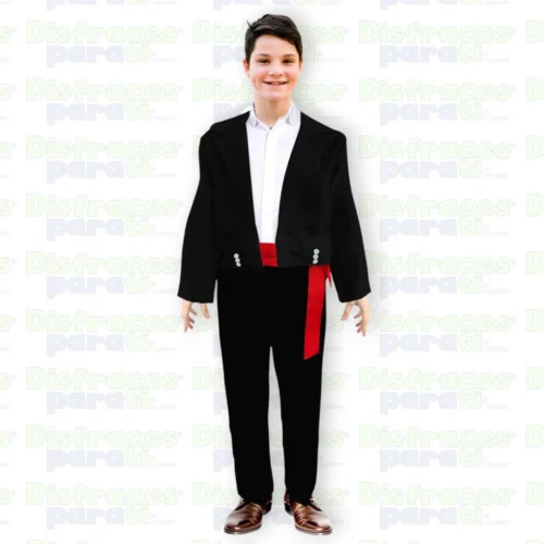 TRAJE HUASO ELEGANTE NEGRO