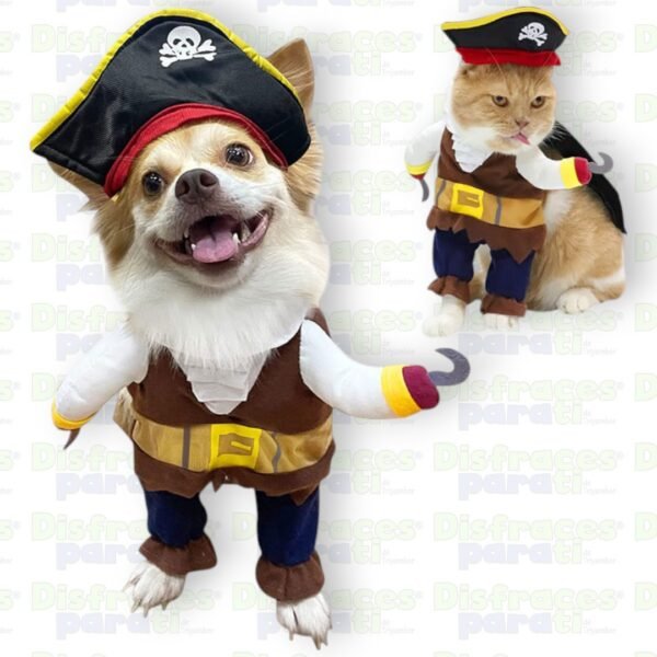 DISFRAZ PIRATA PARA MASCOTAS