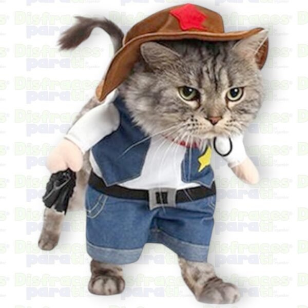 VAQUERO3 DISFRAZ VAQUERO PARA MASCOTAS