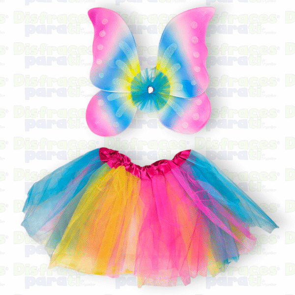 DISFRAZ ALAS Y TUTU INFANTIL