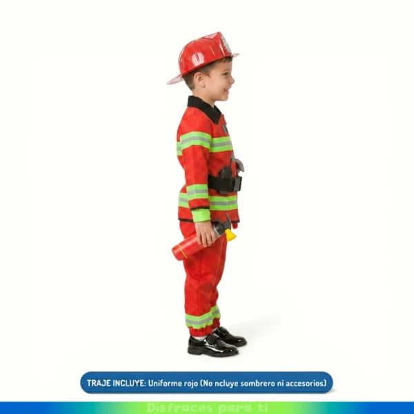 DISFRAZ BOMBERO INFANTIL