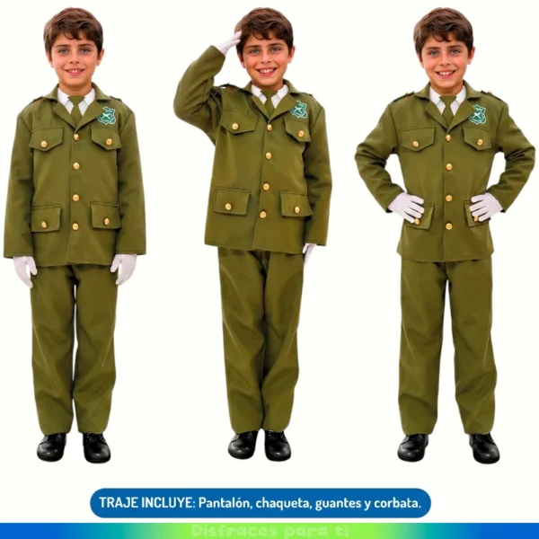 DISFRAZ CARABINERO INFANTIL