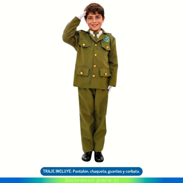 DISFRAZ CARABINERO INFANTIL